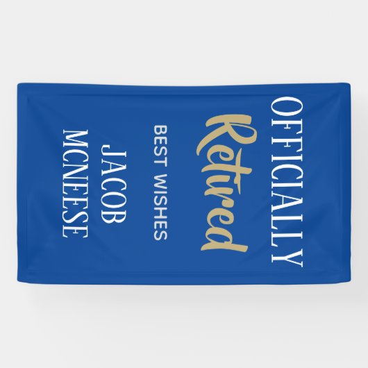 Offiziell pensioniertes CUSTOM Banner (Horizontal)