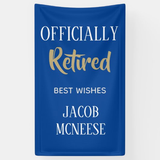 Offiziell pensioniertes CUSTOM Banner (Vertikal)