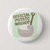 Offiziell Potato Masher Button (Vorderseite)