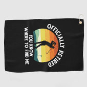 Offiziell remüde Golf Golfhandtuch (Horizontal)