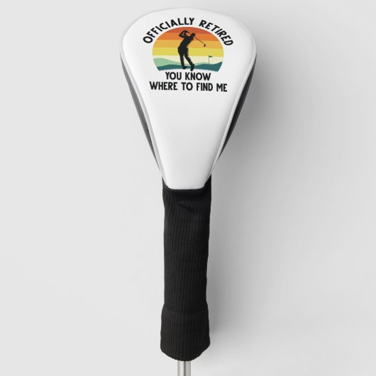 Offiziell remüde Golf Headcover (Vorderseite)