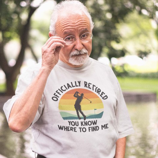 Offiziell remüde Golf T-Shirt