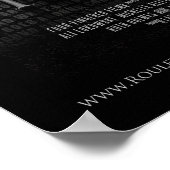 Offiziell Roulette Poster (Ecke)