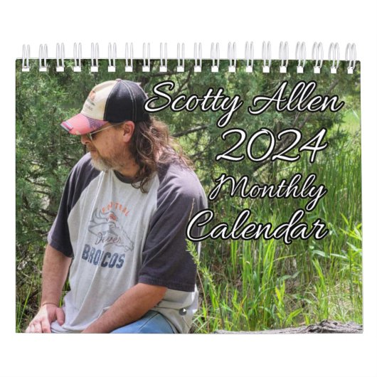 Offiziell Scotty Allen 2024 Spiral Calendar Kalender (Titelbild)