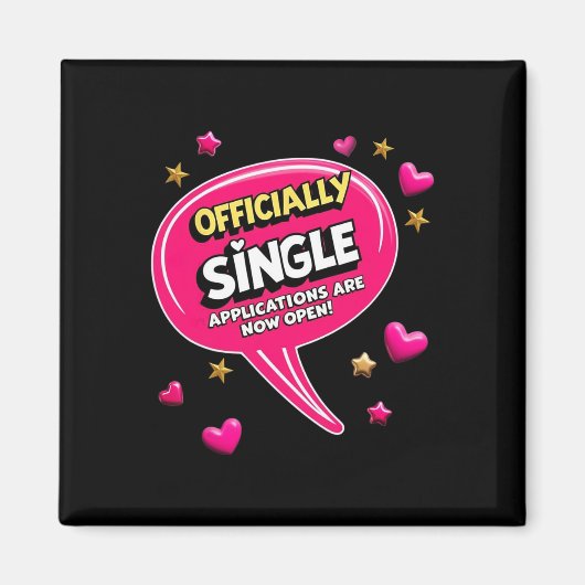 Offiziell Single – Bewerbungen sind jetzt möglich! Magnet (Vorne)