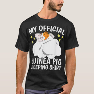 Offiziell Sleep Pajama Nickerchen PJ Guinea Pig T-Shirt