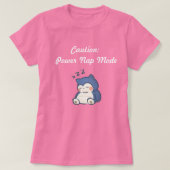 "Offiziell Sleepfluencer Merch" T-Shirt (Design vorne)