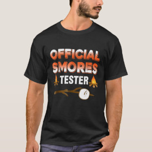 Offiziell Smores Tester Funny Camping für Männer T-Shirt
