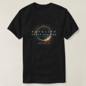 Offiziell Solar Eclipse 2024 Austin, TX Totality 0 T-Shirt (Design vorne)