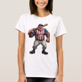 Offiziell Sports BASEBALL MONSTER Grafik T-Shirt (Vorderseite)