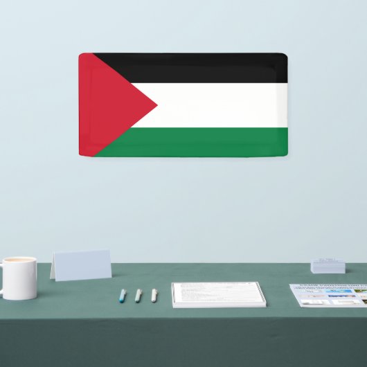 offiziell Staat der palästinensischen Landesflagge Banner (Messe)