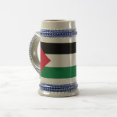 offiziell Staat der palästinensischen Landesflagge Bierglas (Vorderseite Links)