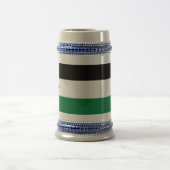 offiziell Staat der palästinensischen Landesflagge Bierglas (Mittel)