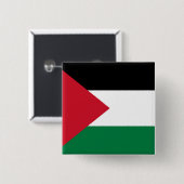 offiziell Staat der palästinensischen Landesflagge Button (Vorne & Hinten)