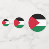 offiziell Staat der palästinensischen Landesflagge Konfetti (Rückseiten)