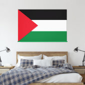 offiziell Staat der palästinensischen Landesflagge Leinwanddruck (Insitu (Schlafzimmer))