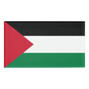 offiziell Staat der palästinensischen Landesflagge Namenschild