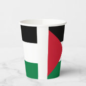 offiziell Staat der palästinensischen Landesflagge Pappbecher (Links)