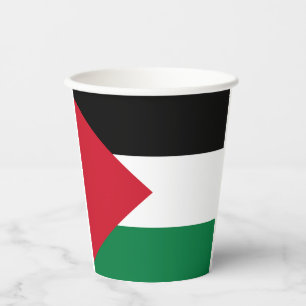 offiziell Staat der palästinensischen Landesflagge Pappbecher