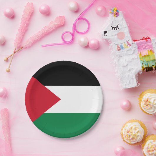 offiziell Staat der palästinensischen Landesflagge Pappteller (Party)