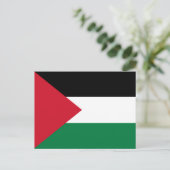 offiziell Staat der palästinensischen Landesflagge Postkarte (Stehend Vorderseite)
