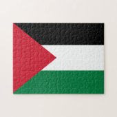 offiziell Staat der palästinensischen Landesflagge Puzzle (Horizontal)