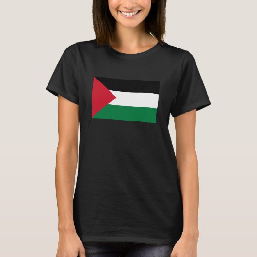 offiziell Staat der palästinensischen Landesflagge T-Shirt (Vorderseite)