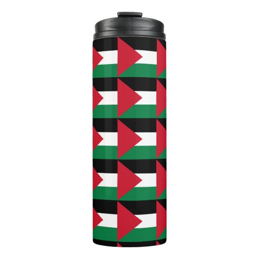 offiziell Staat der palästinensischen Landesflagge Thermosbecher (Vorderseite)