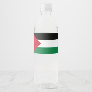 offiziell Staat der palästinensischen Landesflagge Wasserflaschenetikett