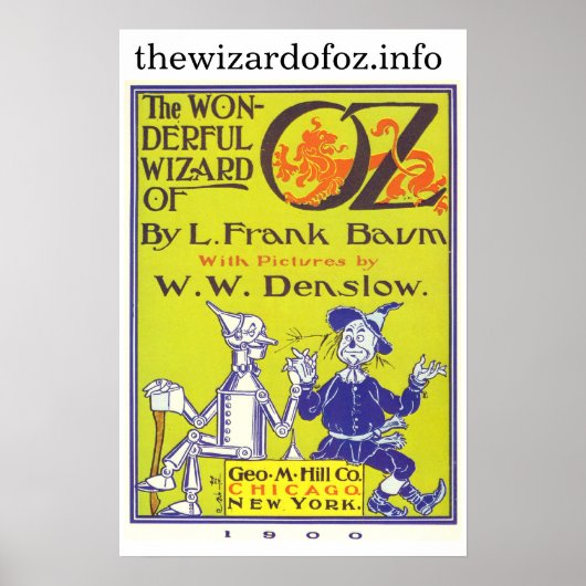 Offiziell thewizardofoz.info Poster (Vorne)
