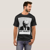 Offiziell Trump Mugshot Real Trump Mugshot Not Gui T-Shirt (Vorne ganz)