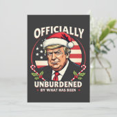 Offiziell unbelastet durch das, was Trump 47. Einladung (Stehend Vorderseite)