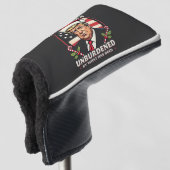 Offiziell unbelastet durch das, was Trump 47. Golf Headcover (3/4 Vorderseite)