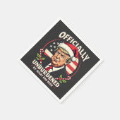 Offiziell unbelastet durch das, was Trump 47. Serviette (Ecke)