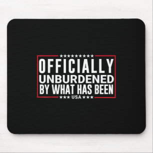 Offiziell unbelastet durch das, was Trump gewonnen Mousepad