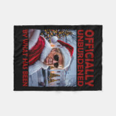 Offiziell unbelastet durch das, was Trump Victo wa Fleecedecke (Vorderseite (Horizontal))