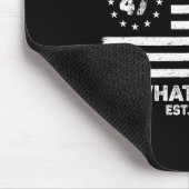 Offiziell unbelastet durch das, was Trump Victo wa Mousepad (Ecke)