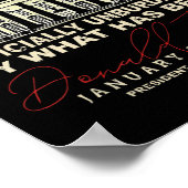 Offiziell unbelastet durch das, was Trump Victo wa Poster (Ecke)