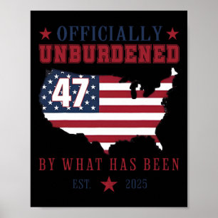 Offiziell unbelastet durch das, was Trump Victo wa Poster