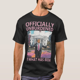 Offiziell unbelastet durch das, was Trump Victo wa T-Shirt