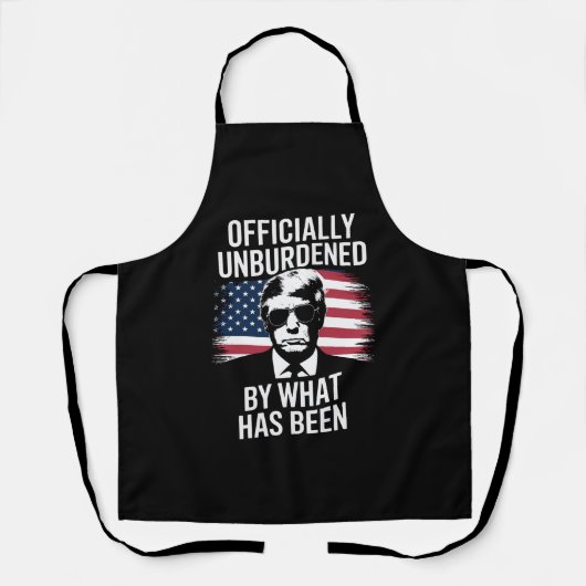 Offiziell unbelastet durch das, was Trump war Schürze (Vorderseite)