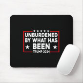 Offiziell unbelastet durch Trump 2024 Mousepad (Mit Mouse)