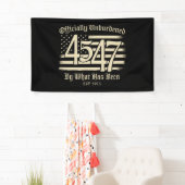 Offiziell unbelastet durch Trump 45 47 Banner (Insitu)