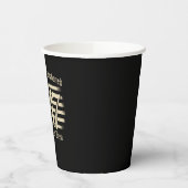 Offiziell unbelastet durch Trump 45 47 Pappbecher (Links)