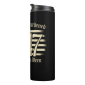 Offiziell unbelastet durch Trump 45 47 Thermosbecher (Nach rechts gedreht)