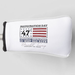 Offiziell unbelastet durch Trump 47 Golf Headcover