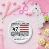 Offiziell unbelastet durch Trump 47 Pappteller (Party)