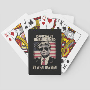 Offiziell unbelastet durch Trump 47 Spielkarten