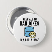 Offiziell Vater Jokes Button (Vorne & Hinten)