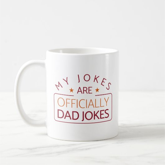 Offiziell Vater Jokes Kaffeetasse (Links)